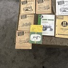 Vintage Lot Of 12 Old John Deere Manuals And Parts Lists
