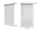 2  Faux Wood Blinds 31  X 72  White