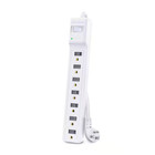 4 Ft  7-outlet Surge Protector Power Cord 1200 Joules