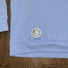 Goat Usa Lacrosse Mens Blue Fleece Hoodie Sweatshirt Size  Large