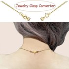Magnetic Necklace Clasp Extra Strong Gold And Silver Plated Magnet Jewelry Clasp