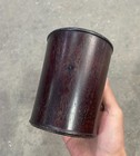        Antique Chinese Hardwood Zitan Rosewood Brush Pot