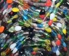 Colorful Handcrafted Millefiori Glass Beads