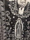 Women s One Size - Pullover Poncho With Virgen  Mary Cardigan wrap With Button