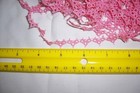 Vintage Antique Hand Tatted Lace 10 Yards Handkerchiefs Doll Clothes Crafts