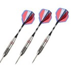 24g Steel Tip Darts 3 Pack With Aluminum Shafts And Flights For Dartboard