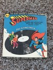 Superman 1947 The Flying Train 7 78rpm Record With Booklet Vintage Dc Comics