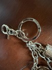 Brahmin Double Tassel Key Ring Bag Charm Ghw