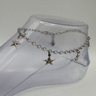 Brighton Anklet Silver Plated Starfish Dangle 10 Inch Beach Theme