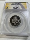 1981 Barbados 25 Cents Proof Graded Pr 69 Dcam By Anacs Low Mintage