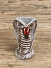 Cobra Snake Tiki Mug Ceramic Cup 7  Tall Brown Glaze 16 Oz New