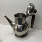 Vintage Oneida 18 8 Stainless Coffee Tea Pot 4 Pc Service Set Creamer Sugar Mcm