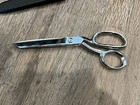 Vintage Gingher Scissors 8  Knife Edge Chrome Shears Fabric Dressmaking Tailor