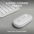 Logitech Pebble 2 Combo Wireless Keyboard Mouse - Tonal White