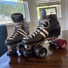 Riedell Usa Sure-grip Invader 4r Roller Skates Women   s 7 Bonzai Hartford Usa