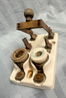 Antique Bryant Porcelain Electrical Knife Switch Fuses Steampunk Vintage Copper