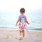 Toddler Safety Leash Walking Harness Anti Lost Wrist Link Kids Travel Purple