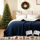 Electric Heated Blanket Throw Twin Full Queen King Sherpa Flannel With Control