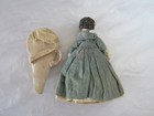 Antique Native American Pueblo Miniature Mother  baby In Cradleboard Cloth Dolls