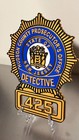 Hudson County Prosecutor s Office Detective Shield 9  Display Plaque Nj Badge W