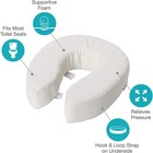 Briggs Healthcare Vinyl Cushion Toilet Seat  4 
