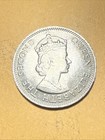 Cyprus Fifty Mils Uncirculated Coin - Queen Elizabeth - Date 1955
