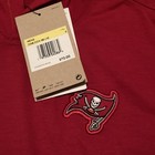 Tampa Bay Buccaneers Hooded Shirt Small Red Long Sleeve Nike Lightweight Men   s