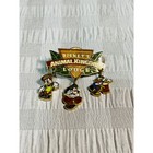 Disney Animal Kingdom Lodge 2002 Dangle Pin Mickey Donald   Resort Logo