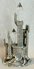 Vintage 1993 Comstock Cci Pewter Castle Stamped  4382