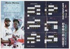 2023 Miami Marlins Pocket Schedule - Stay Connected Version