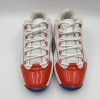 Reebok Question Sneakers Men   s Size 10 5 Low White Orange Blue Allen Iverson