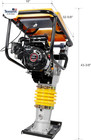 7hp 196cc Gas Powered Jumping Jack Compactor Walk-behind Tamper Rammer For Soil