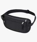 Money Belt Passport Holder Slim Hidden Travel Wallet With Rfid Blocking
