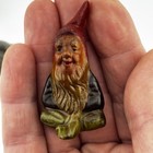 Vintage Lot  3  Small Heissner Gnomes Germany  read