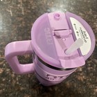 Rtic 40oz Road Trip Tumbler Purple Handle Straw Insulated Cup Travel Mug New 