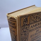 American Beginnings In Europe Antique Book 1922 Scribners  Illustrated
