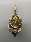 Harley Davidson 10k Gold Pendant W  Stone 1 68g