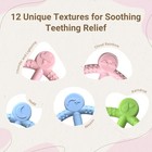 2 Pack Baby Teething Toys     Bpa Free Silicone Chew Toys For 3-12 Months Infants