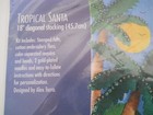 Bucilla Tropical Santa Felt Applique Christmas Stocking Kit 83975