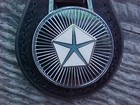 Chrysler Penta-star  Mopar Leather Key Fob Vintage Nos Custom-made Hi-quality