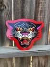 American Traditional Tattoo Flash Panther Handmade Sign Art Tattoo Shop
