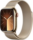 Apple Watch Series 9  gps   Lte  45mm - Gold Stainless Steel Case   Milanese