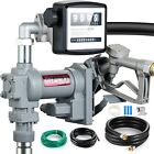 12v 20 Gpm Fuel Transfer Pump Self-priming Gas Pump Kit With Digital Meter