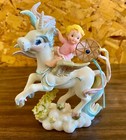 1999 Hamilton Collection Rainbow Dreams Catch  n A Dream Unicorns Figurine 2045a
