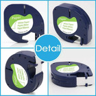 5pk Dymo Letratag Tape Refills 91330 12mm Compatible For Lt-100h White Paper