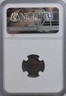 1652 Noe Oak Tree Threepence 3p Massachusetts- Ngc F12 Salmon 6-b