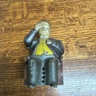 Antique Tammany Cast Iron Mechanical Bank J   E Stevens Figural Original Paint