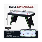 5ft Air Hockey Table With Led Electronic Scoring And Full Set Of Accessories