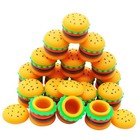 Vegcorn 5ml Hamburger Silicone Wax Containers Non-stick Concentrate Jar Multi   