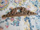 Vintage French  Wood Over Door Fronton Pediment